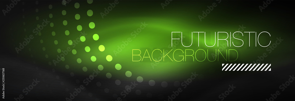 Glowing neon circle line dots, round line design, abstract style on black background. Neon abstract round circles Magic neon lights and glowing dots Glowing neon circle line dots, round line design, abstract style on black background. Neon abstract round circles Magic neon lights and glowing dots