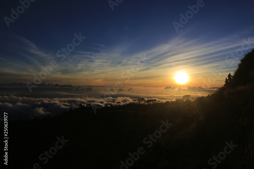 Sunrise on top bawakaraeng mt photo