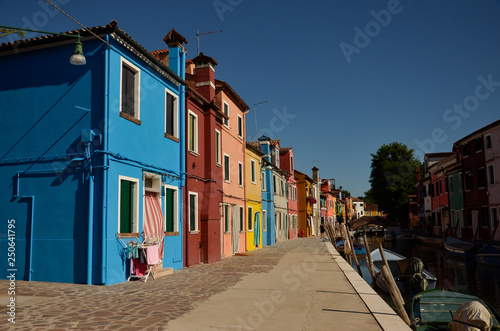 Colorful houses in Burano, Venice, Italy © Marharyta