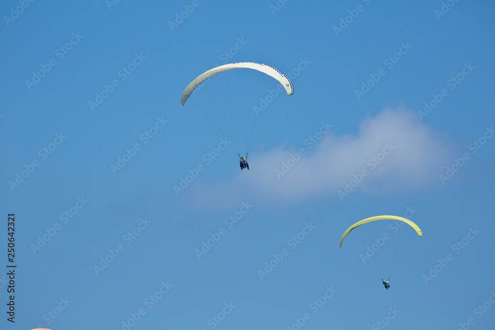 Paragliding over Bali