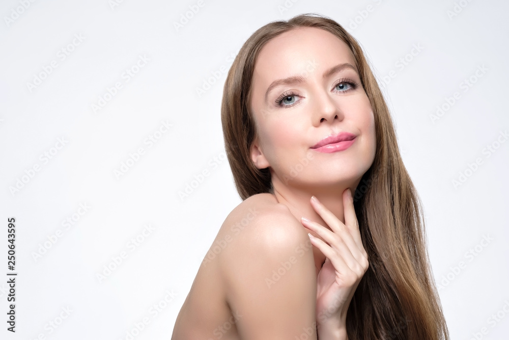 Girl with long and shiny hair. Beautiful model woman with good hairstyle Girl with long and shiny hair. Beautiful model woman with good hairstyle