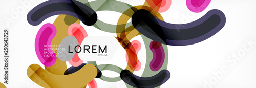 Circular lines design background