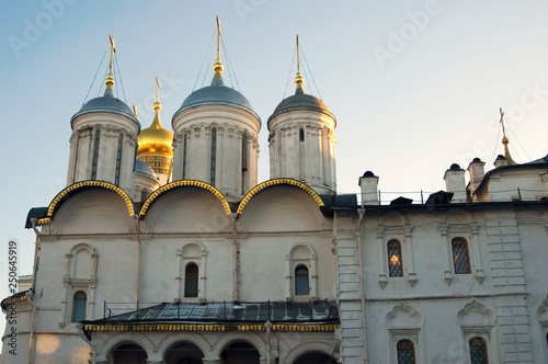Architecture of Moscow Kremlin. Color photo