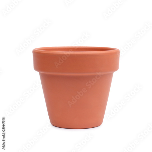 Ceramic pot for house plants. photo