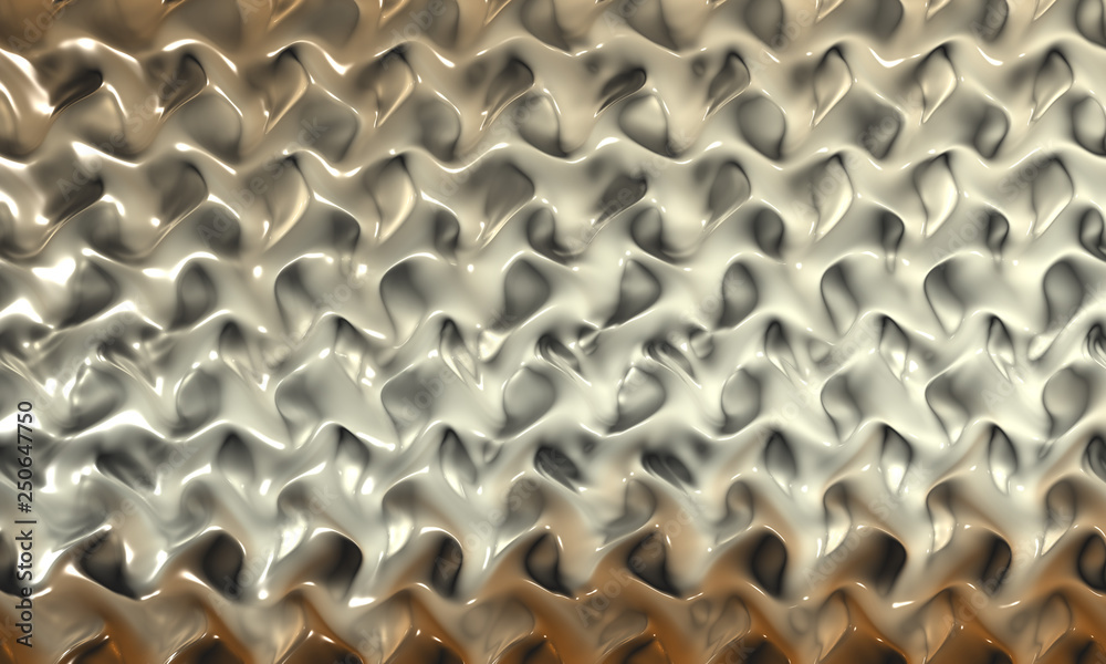 Fototapeta premium Optical illusion. 3D illustration, computer-generated fractal