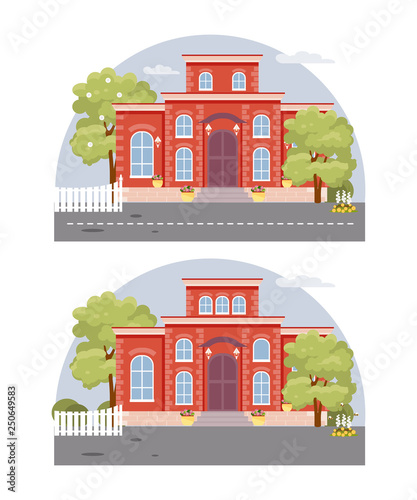 Find ten differences in the image
