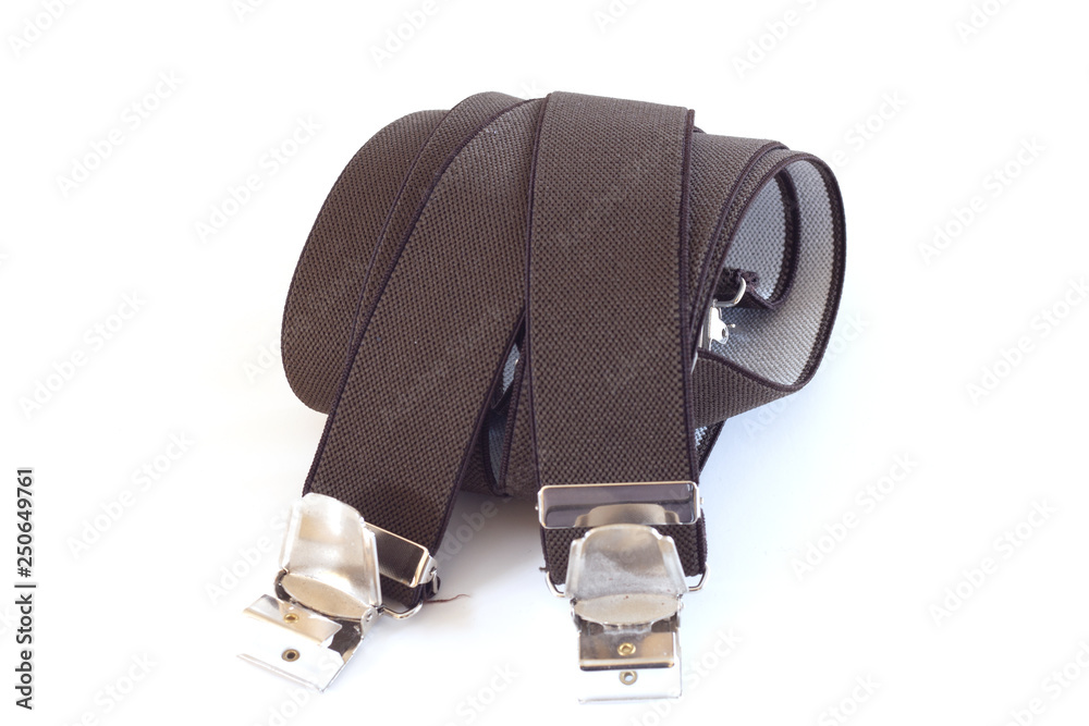 bretelle attorcigliate elastiche per uso maschile Stock Photo | Adobe Stock