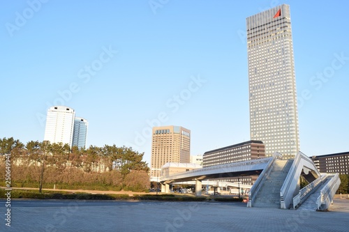 Cityscape of Kaihimmakuhari(Makuhari New Town), Chiba Prefecture, Japan photo