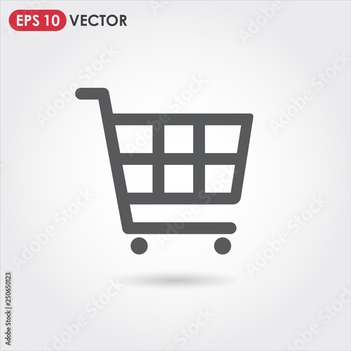 cart account ui web button. ui elements. cart vector icon for web, mobile and user interface design