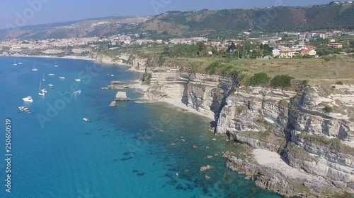 Wallpaper Mural Aerial view of Riaci, beautiful coastline of Calabria in summer, Italy Torontodigital.ca