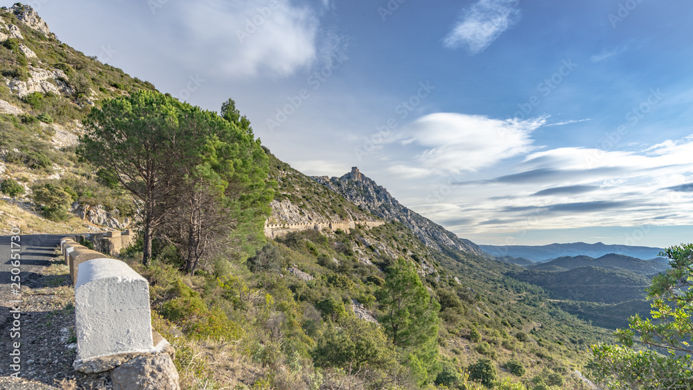 Naklejka premium Queribus castle