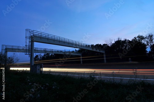 highway, gantry for road pricing, viedeo surveillance photo