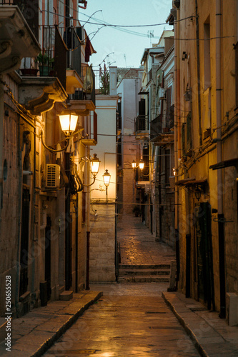 Street in Barletta city, region Puglia, Italy