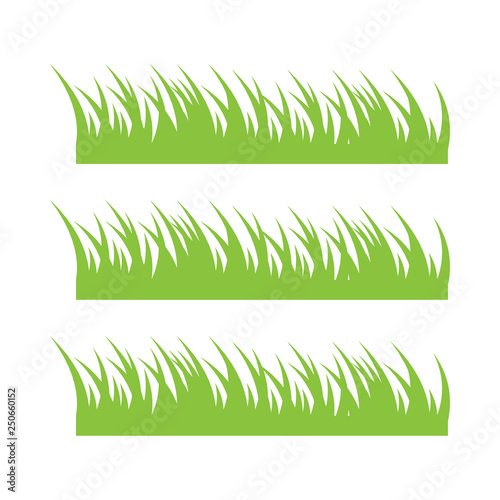 Grass icon design template vector illustration