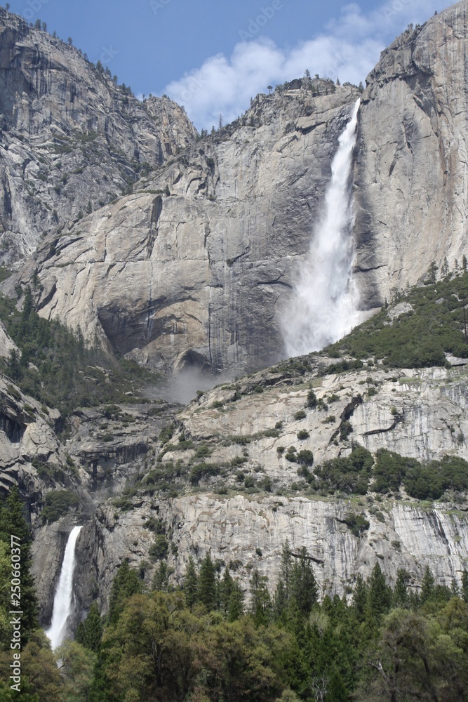 The Yosemite falls 