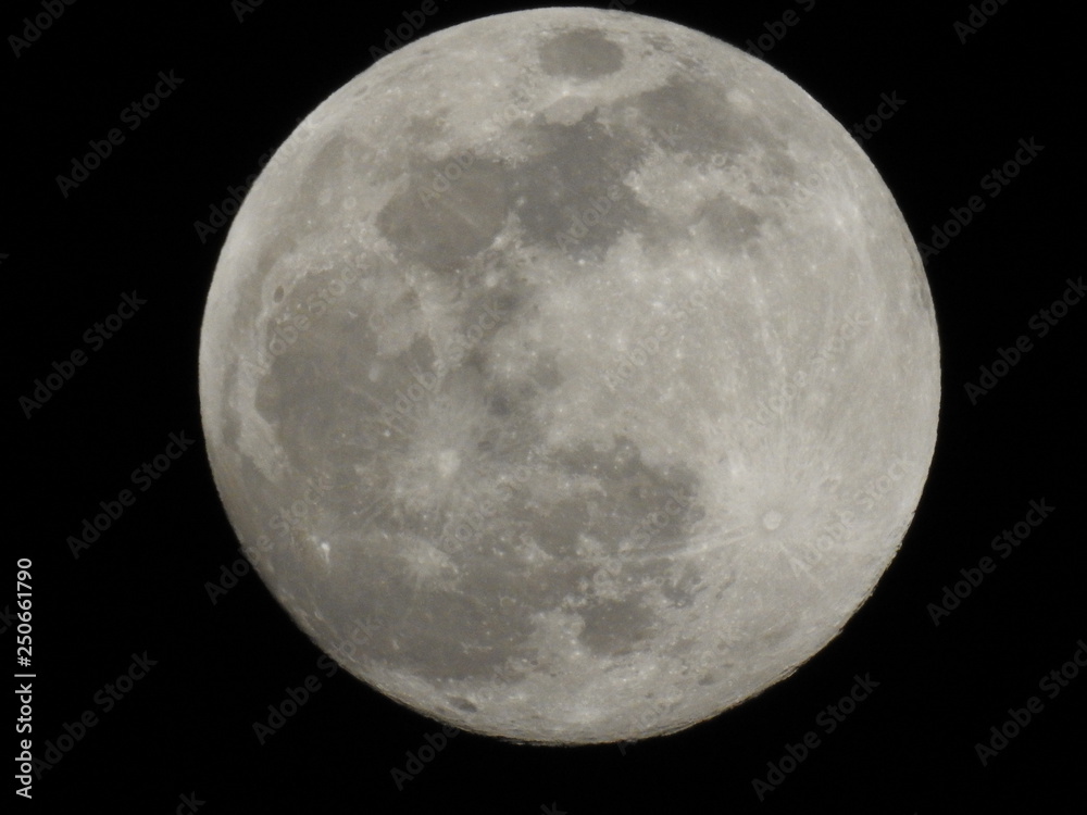 Snow moon Snow moon