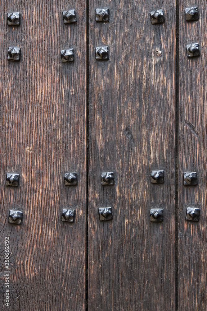 Wooden door background