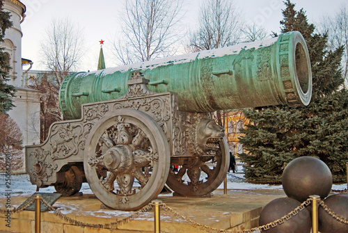 King Cannon (Tsar Pushka) shown in Moscow Kremlin