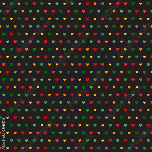Heart pattern. Seamless vector background