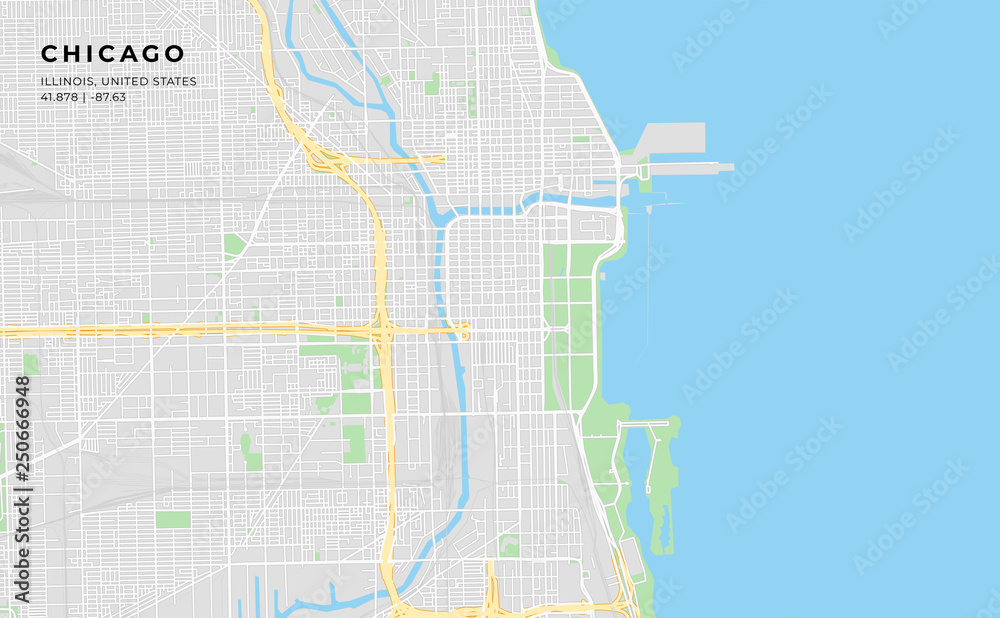 Map Of Chicago