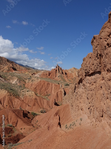 Canyon  Fairy Tale . August 2018. Lake Issyk - Kul 1608 m. Kyrgyzstan.