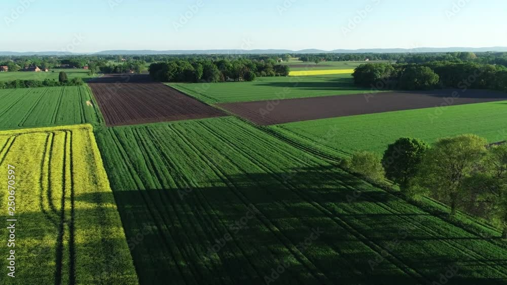 Landschaft in Deutschland aus der Luft Landschaft in Deutschland aus der Luft