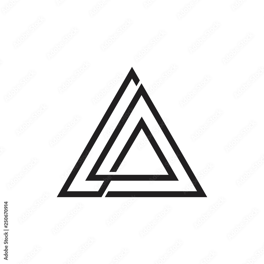 letter g overlapping line triangle logo letter g overlapping line triangle logo