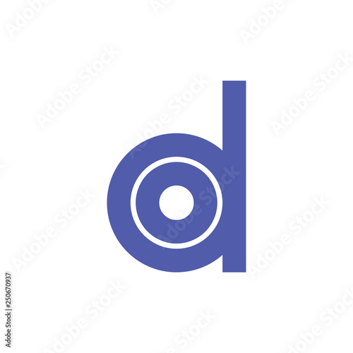 letters do simple geometric line logo