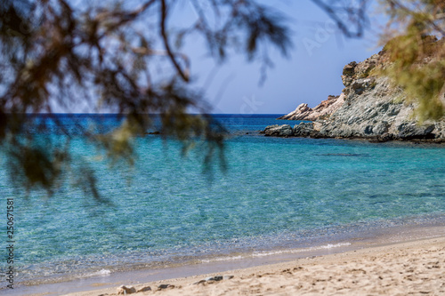 Fototapeta Naklejka Na Ścianę i Meble -  Beautiful beach on Paros island, Greece