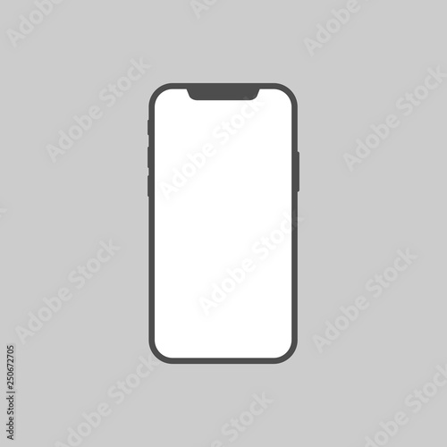 Modern Smartphone icon. Vector illustration, flat design.