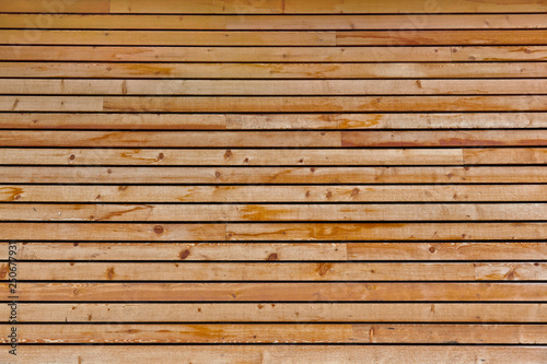 Rustic wooden facade