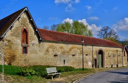 Berthenonville, France - april 3 2017 : picturesque village in spring photo