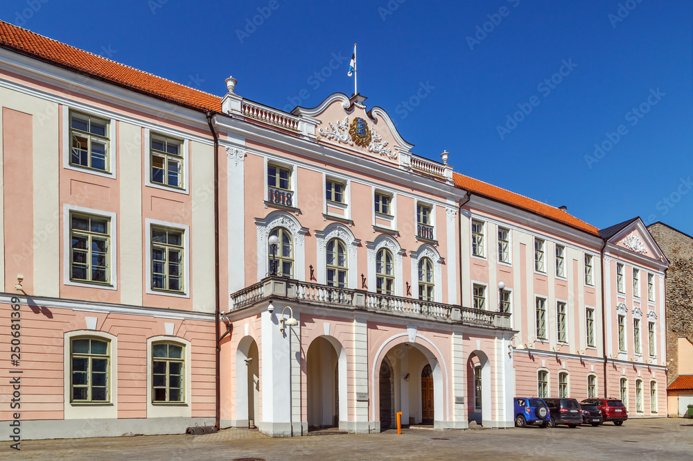 Building of Riigikogu. Tallinn, Estonia