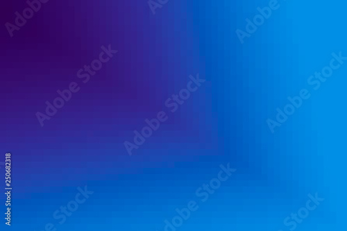 Abstract purple and blue indigo diagonal gradient background. Texture with pixel square blocks. Mosaic pattern