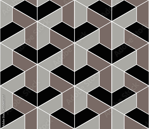 Geometric seamless pattern. Beautiful tile design.  Abstract geometric  graphic design print 3d  pattern. 