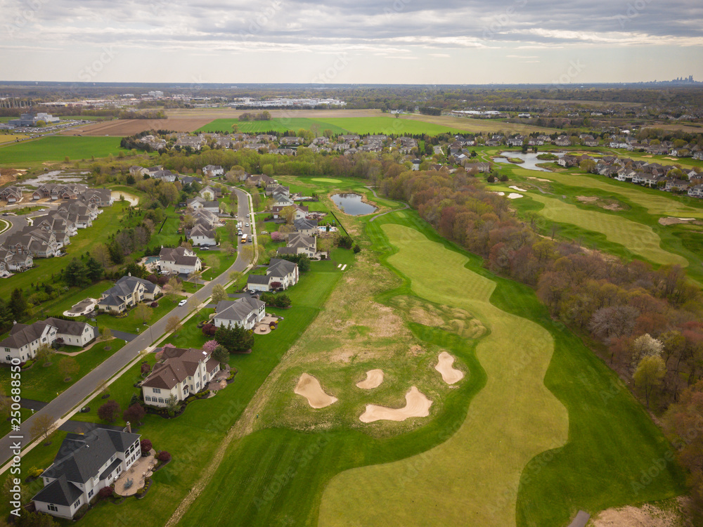 Aerial of Golf Course 
