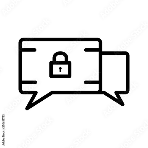  Vector GDPR Message Icon