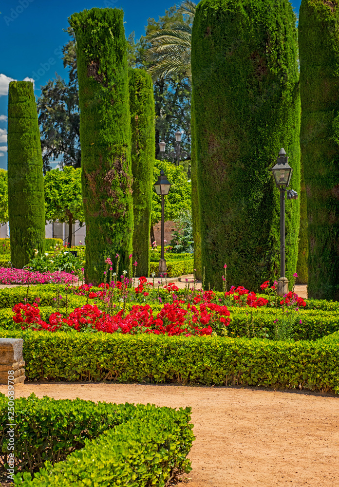 Wonderful gardens in Cordoba, Spain