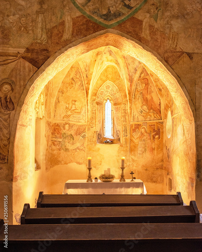 Interior of the medieval Ve...