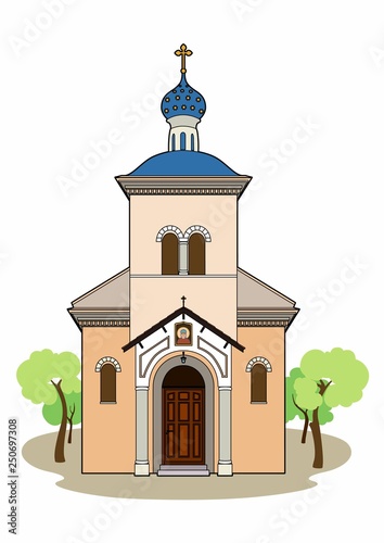 Small orthodox church