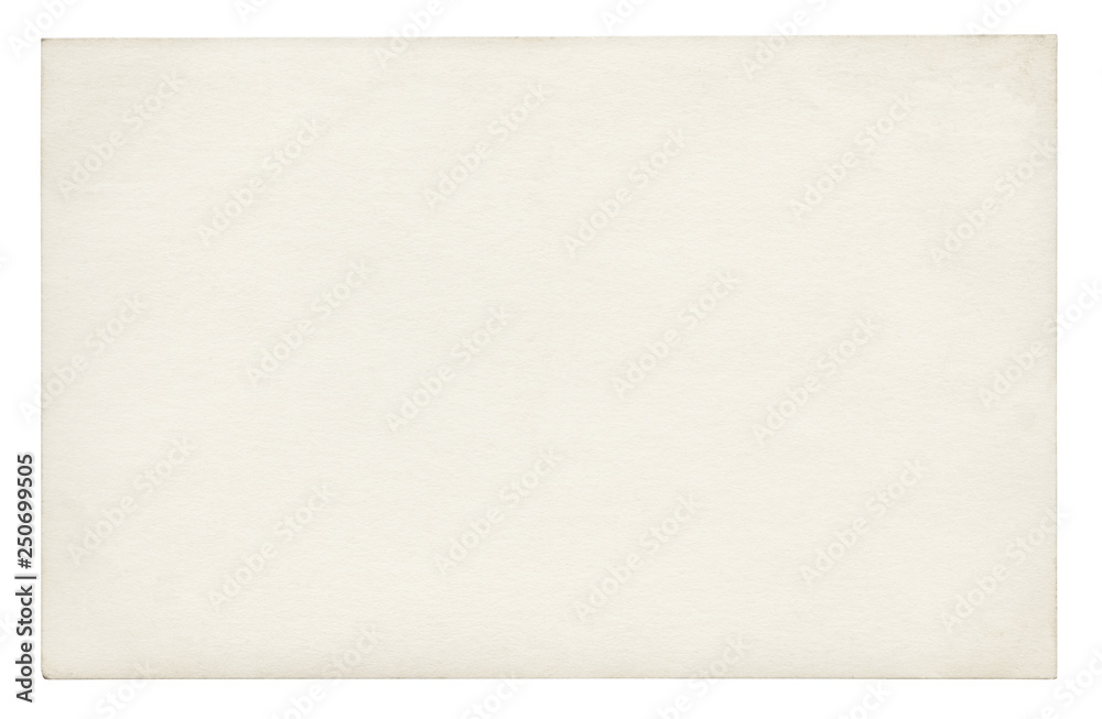 Vintage paper background isolated - (clipping path included) - obrazy, fototapety, plakaty 