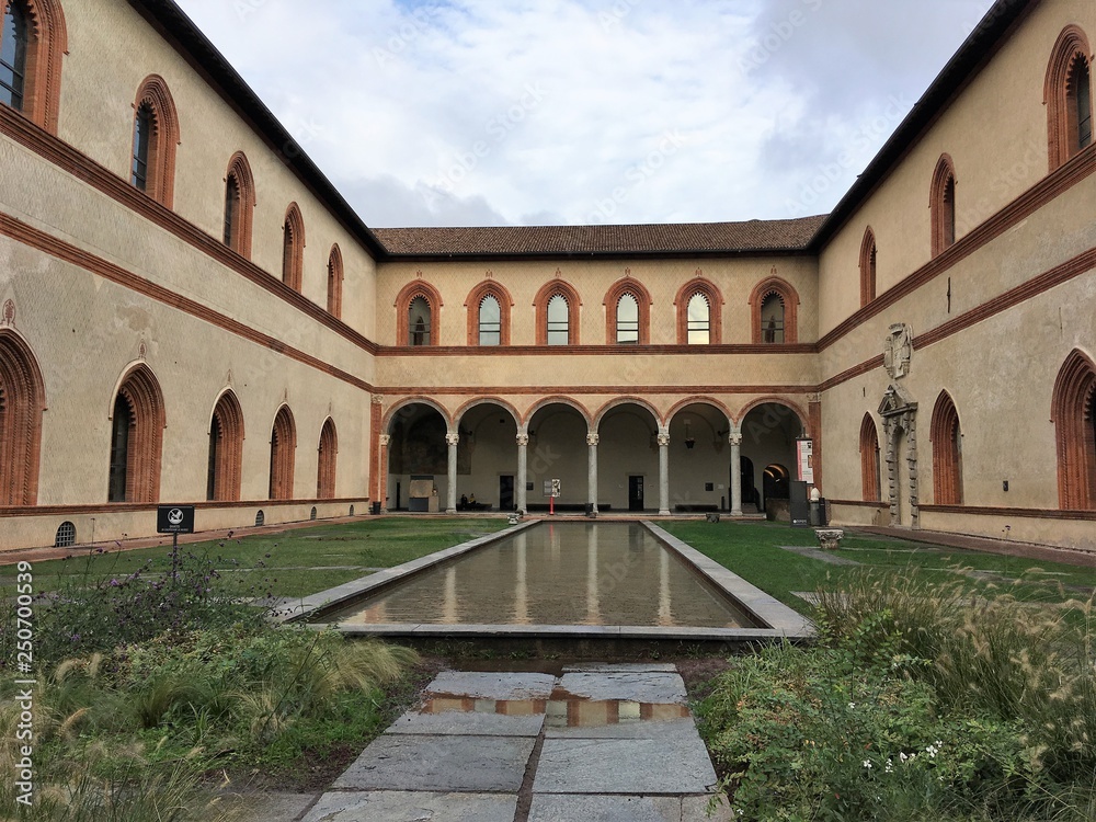 cloister of san gimignano italy