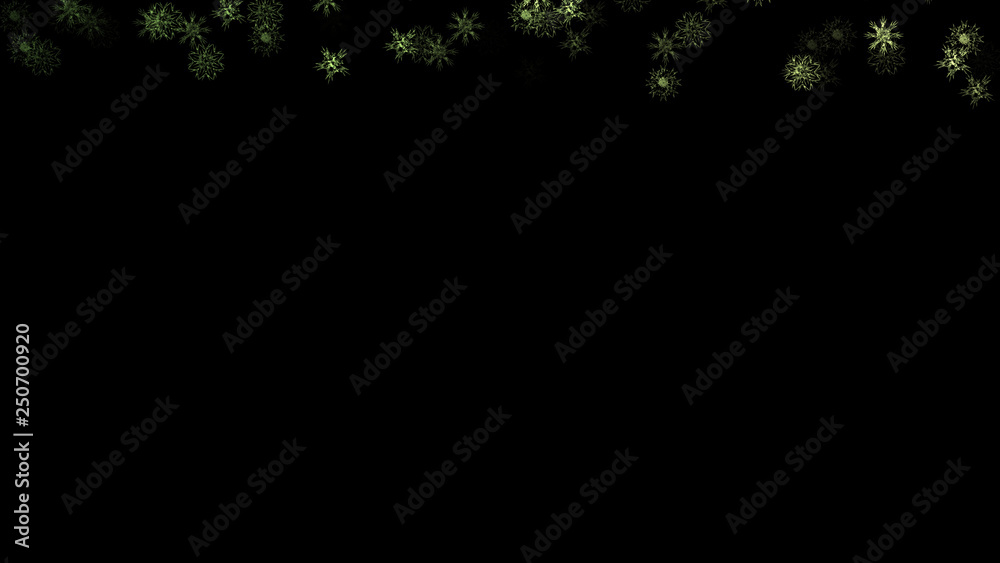 Abstract background with a variety of colorful snowflakes. Big and small. Abstract background with a variety of colorful snowflakes. Big and small.