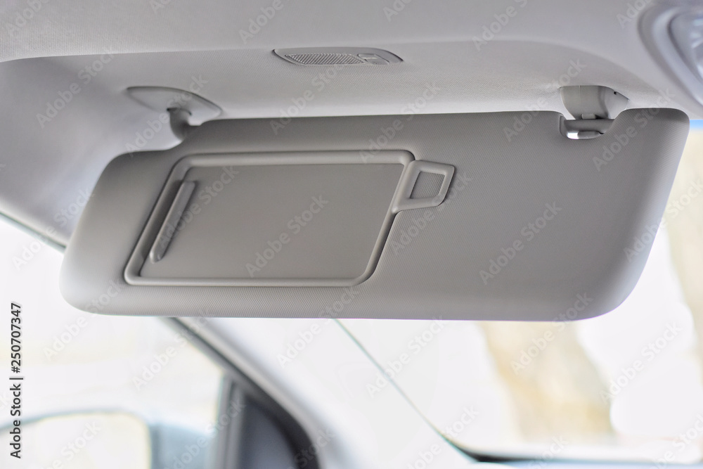 Sun Visor Mirror Car Stock Photo 1336599698