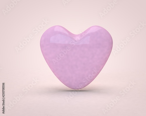 3d heart for Valentine s Day