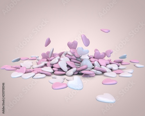 3d heart for Valentine's Day