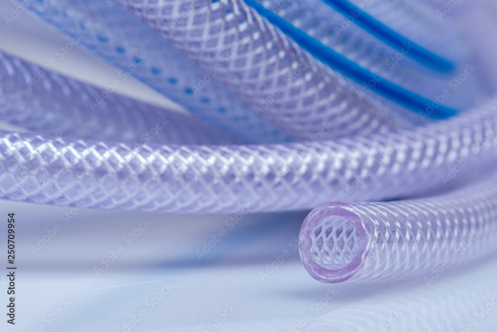 High Pressure Braided Clear Flexible PVC Tubing Heavy Duty UV Chemical