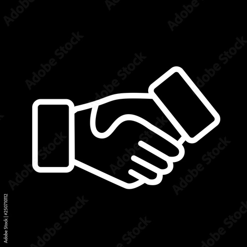 Vector Handshake Icon.