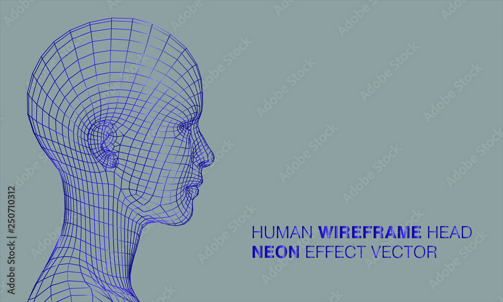 Artificial Intelligence Concept Ai Digital Brain Abstract Digital Human Face Human Head In Artificial Intelligence Concept Ai Digital Brain Abstract Digital Human Face Human Head In