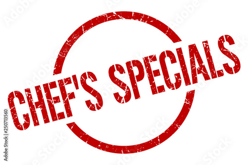 chef's specials stamp